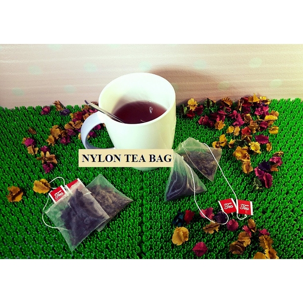 TEACURRY Empty Pyramid Food Grade Nylon Tea Bags with Strings, Without Tags  - 60x65mm Collapsible Strainer Price in India - Buy TEACURRY Empty Pyramid  Food Grade Nylon Tea Bags with Strings, Without
