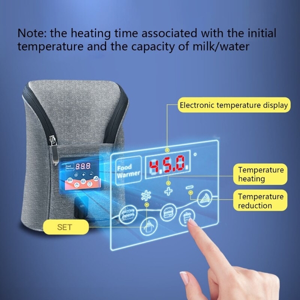 Multifunctional Car USB Dual-bottle Milk Warmer Portable Bottle Warmer  Heater Travel Cup Milk Beverage Heater Thermostat black | PGMall